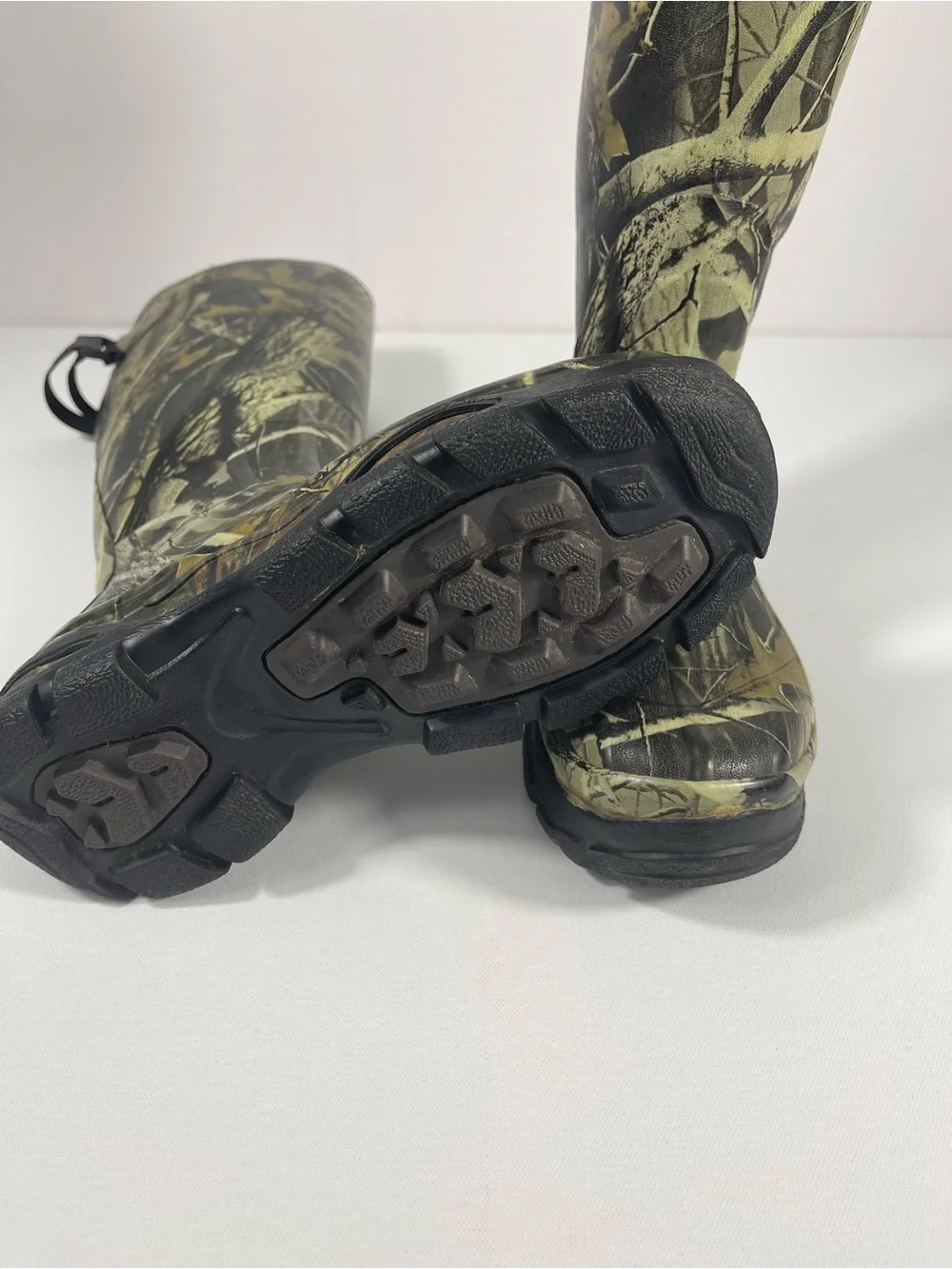 LaCrosseAuthentic Alpha Hunting Boots Mens Sz8 Brn Realtre Camo Scent Free # 262